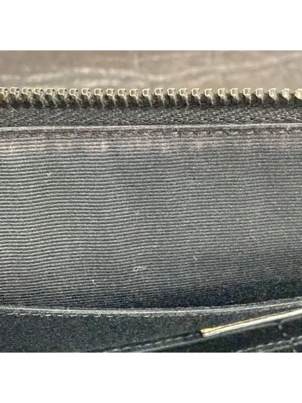 ★SOLD★ Saint Laurent Paris Clutch Black Embossed Leather - Picture 11 of 12